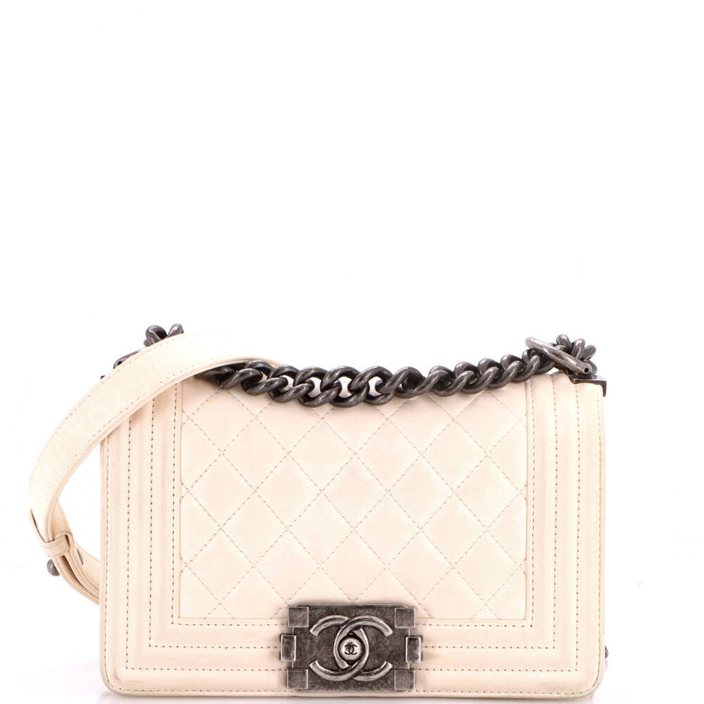 Chanel Small Boy Flap Bag Quilted Lambskin